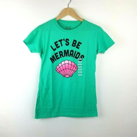 IML Tops - NWT Let's Be Mermaids Graphic T Shirt Sizes S-L